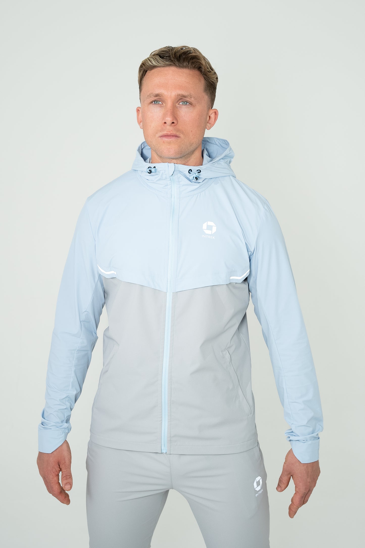 Dynamic Jacket - Ash Grey/Light Blue