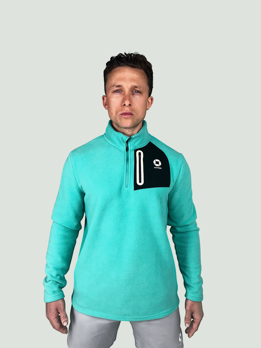 Horizon 1/4 Zip Fleece - Glacier Green