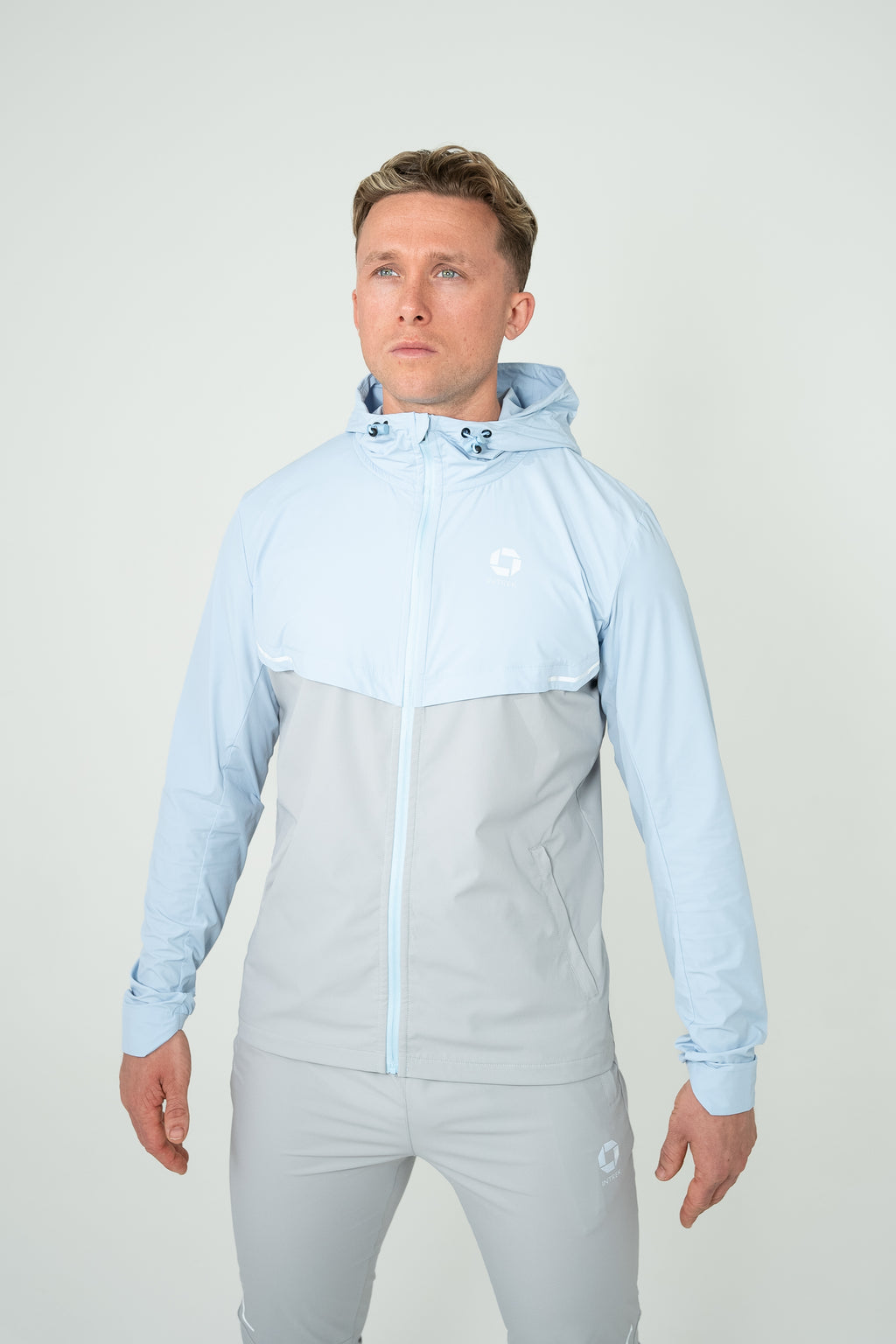 Dynamic Jacket - Ash Grey/Light Blue