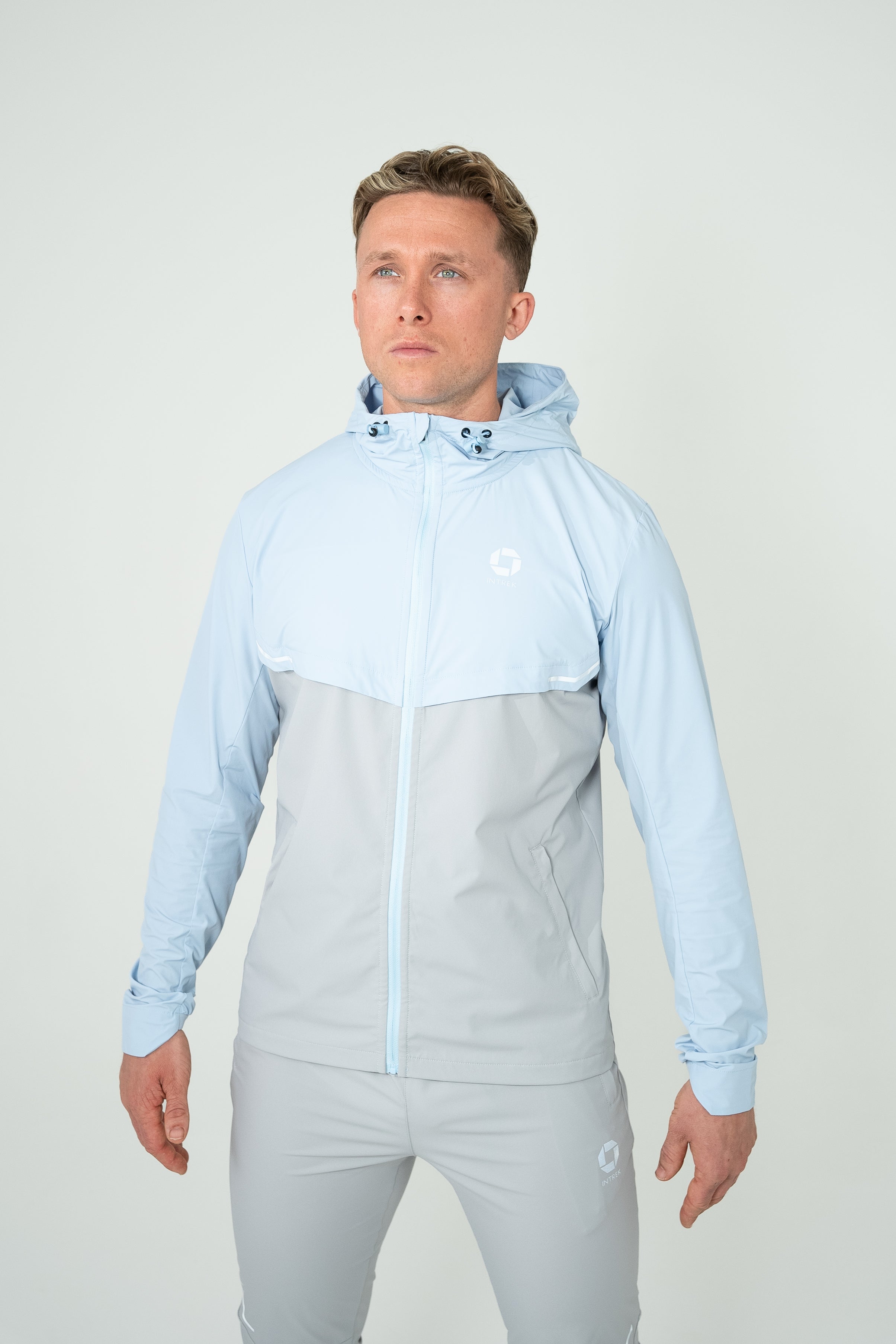 Dynamic Jacket - Ash Grey/Light Blue