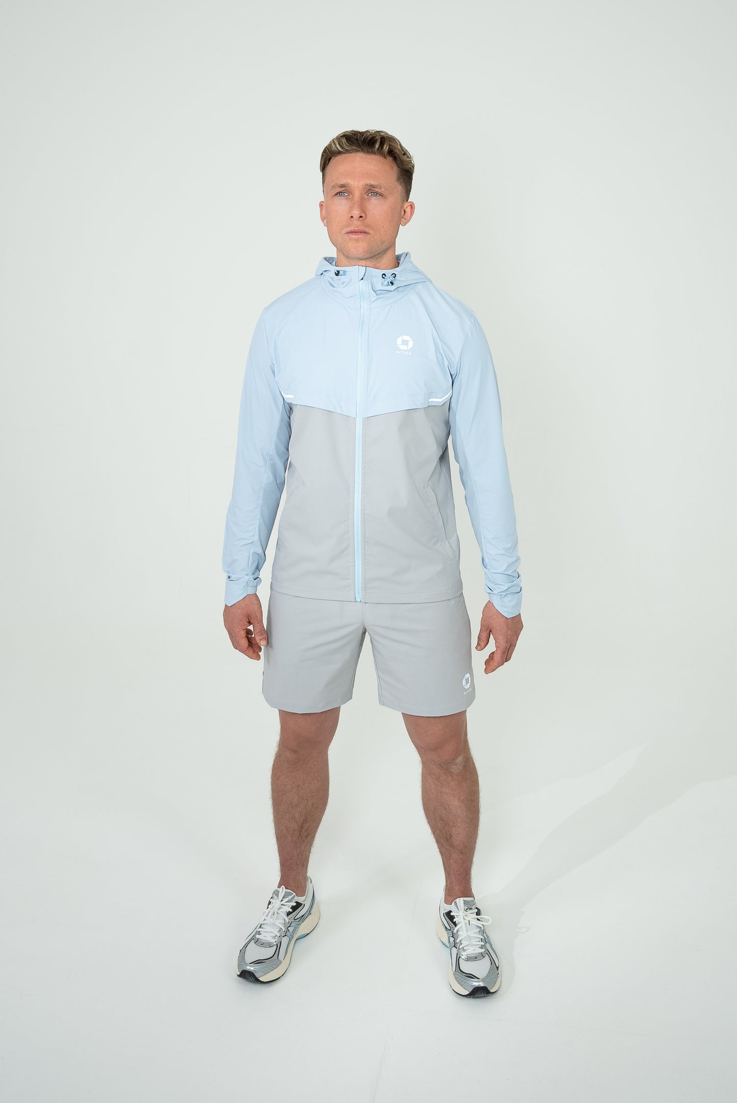 Dynamic Jacket - Ash Grey/Light Blue