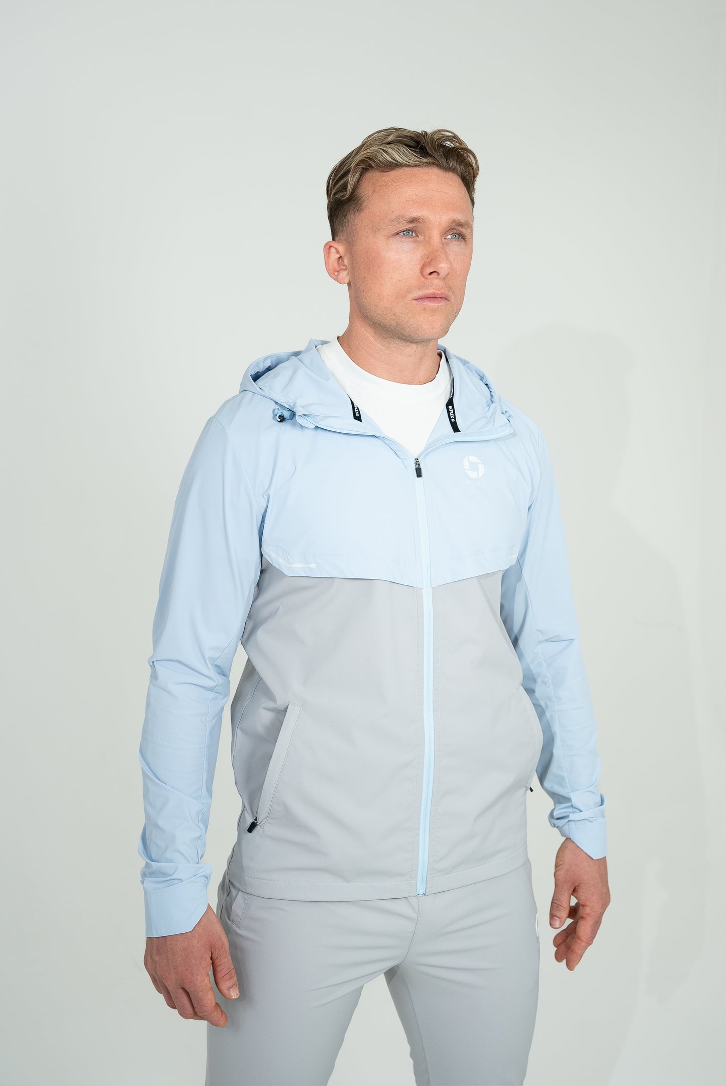 Dynamic Jacket - Ash Grey/Light Blue