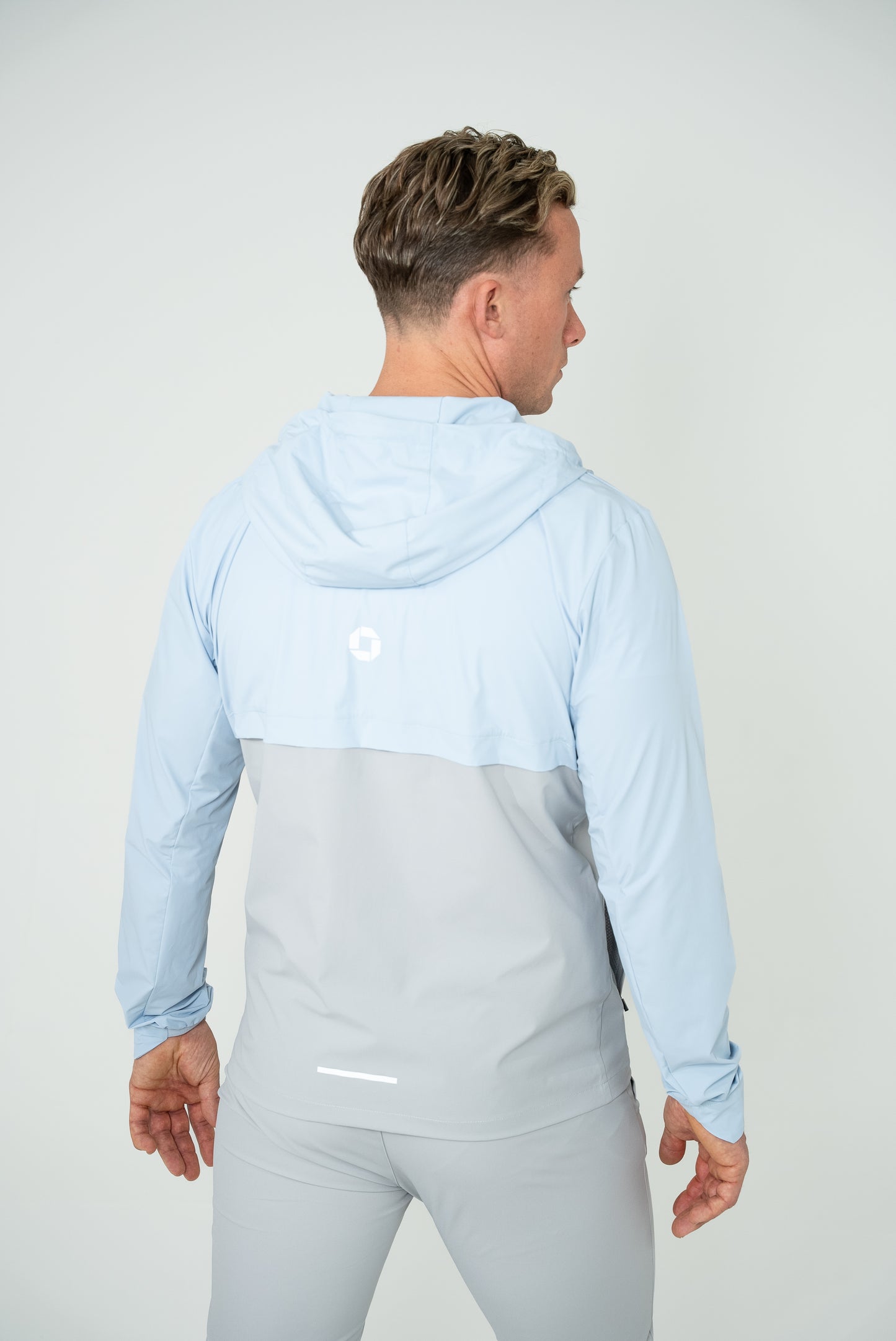 Dynamic Jacket - Ash Grey/Light Blue