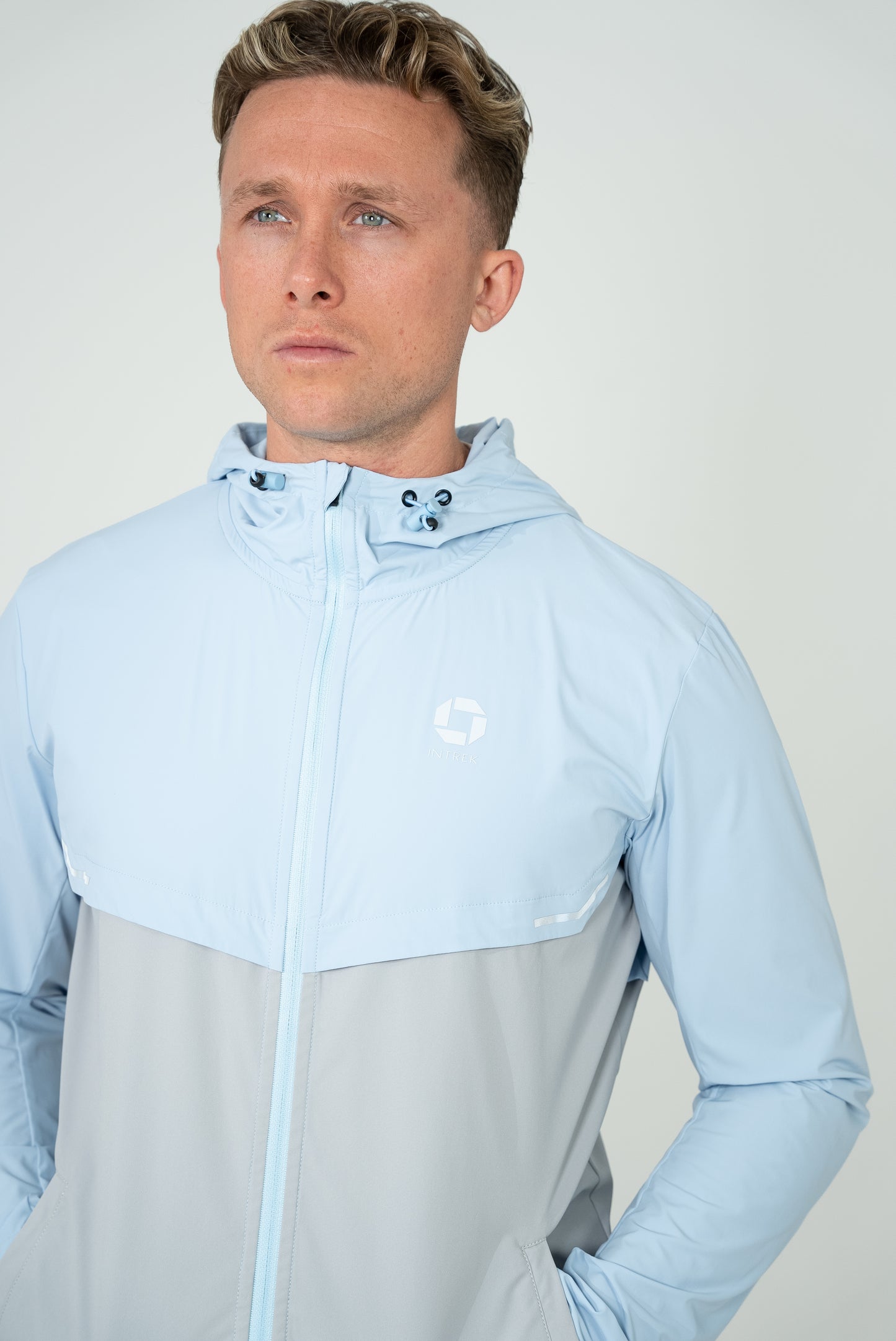 Dynamic Jacket - Ash Grey/Light Blue